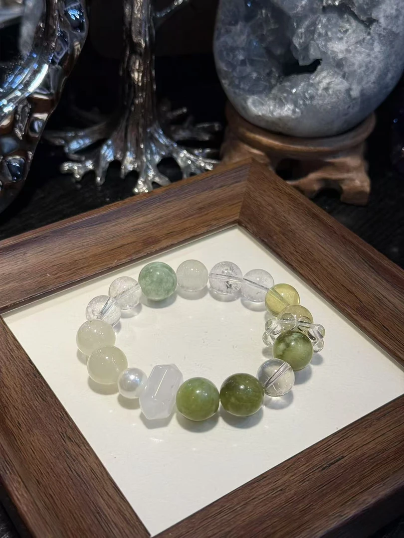 s301天然青桔柠檬多宝手串12mm  多样性发一件