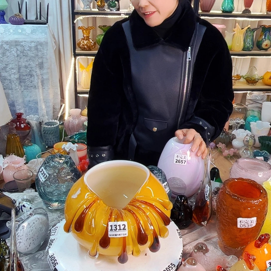 时***柔1312 家悦美居琉璃摆件