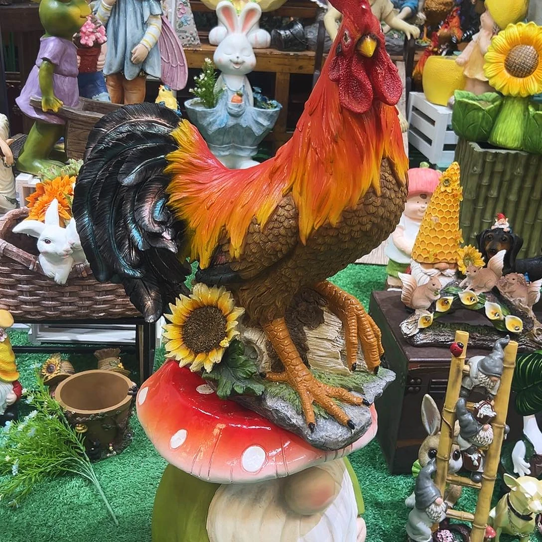 摆件花园摆件红红火火