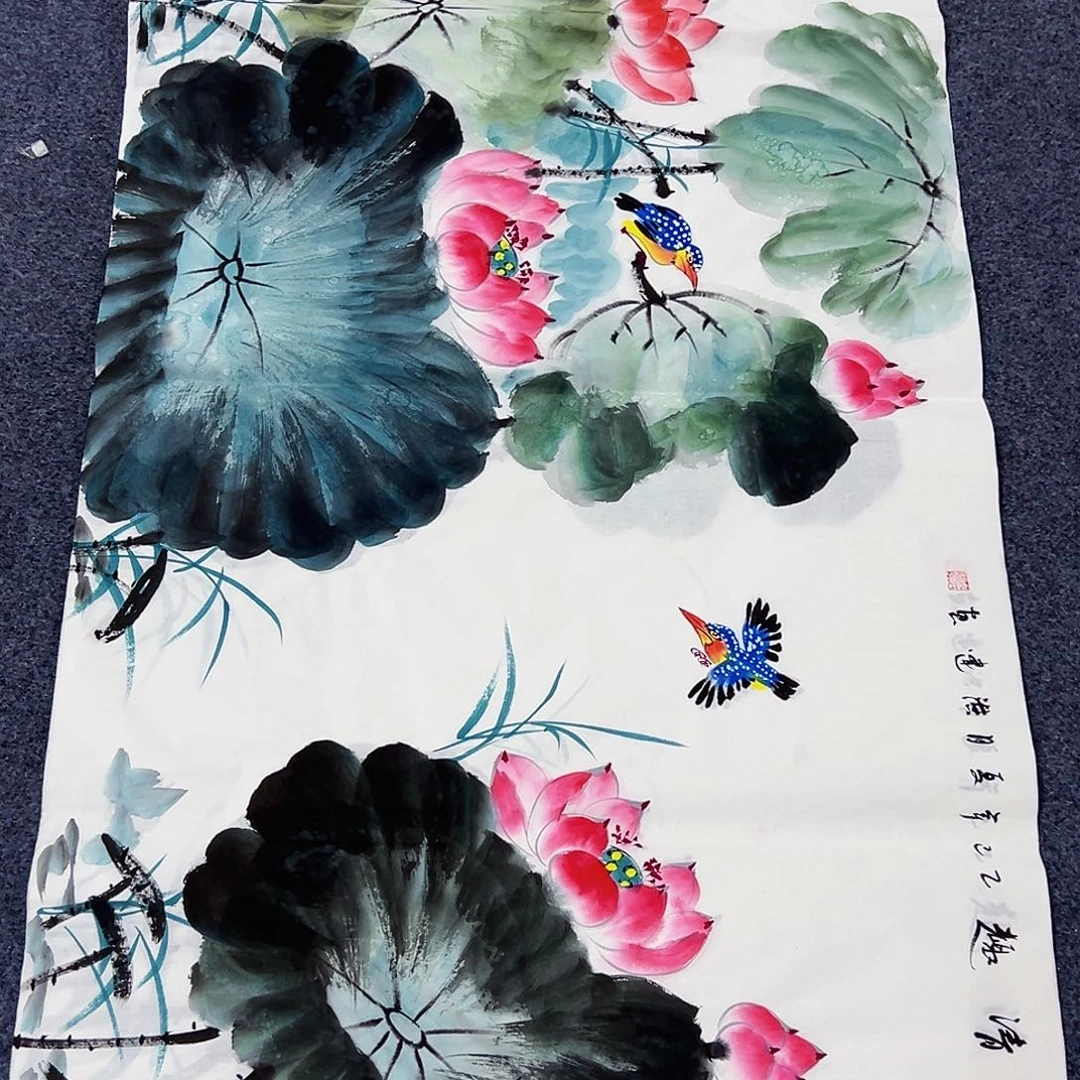 国画事事顺心如意万事如意万事