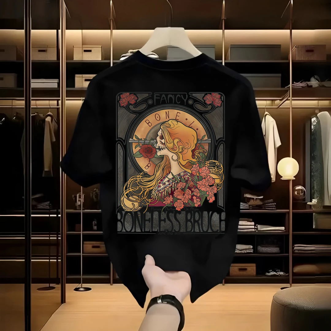 DS188 设计师版高端男女款纯棉T恤百搭时尚休闲