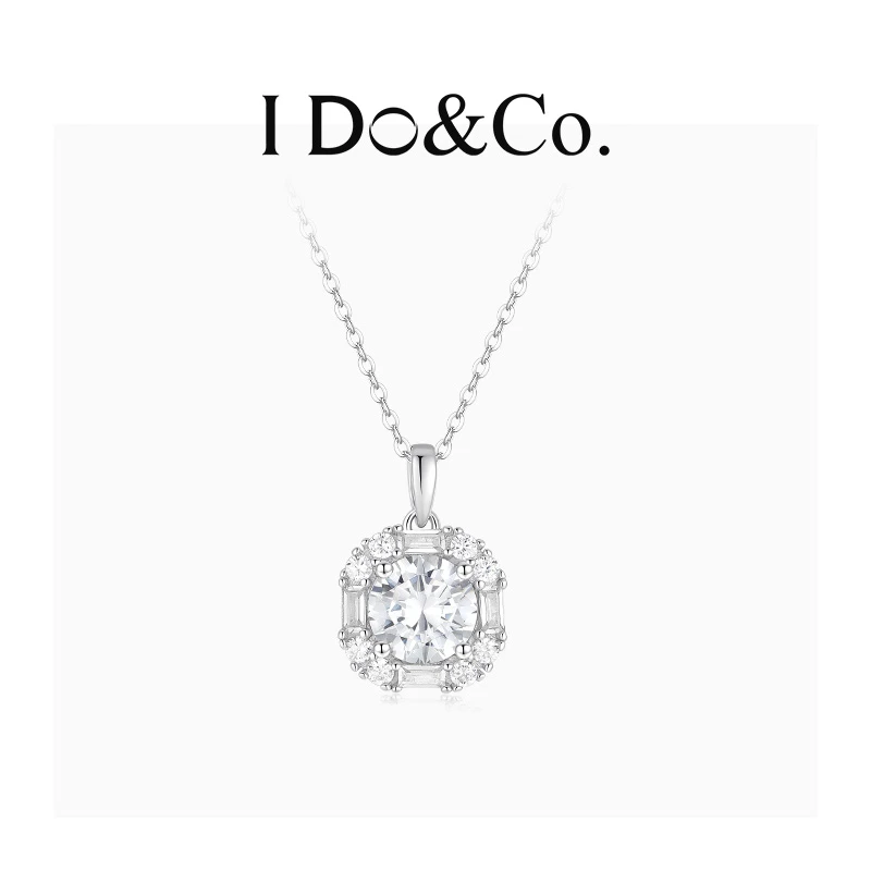 I Do&Co. 坠链均925银 棱光项链女 轻奢小众高级银饰锁骨链送女友