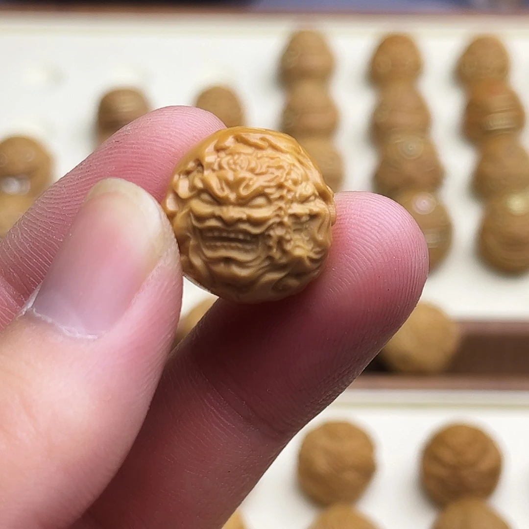 猴头核桃吊坠多面恶僧17