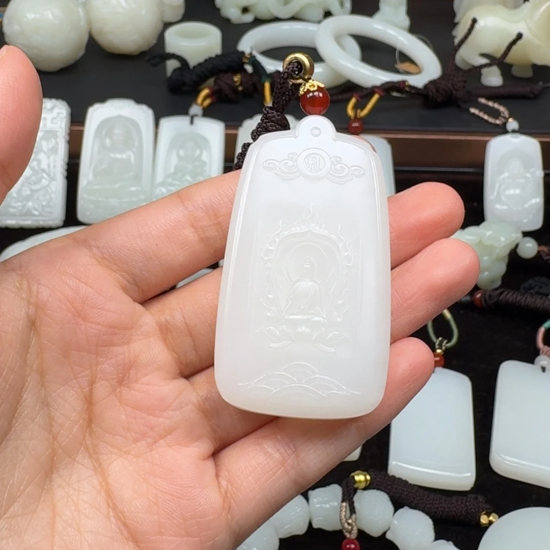 【闪购商品】和田玉未镶嵌挂件祥*