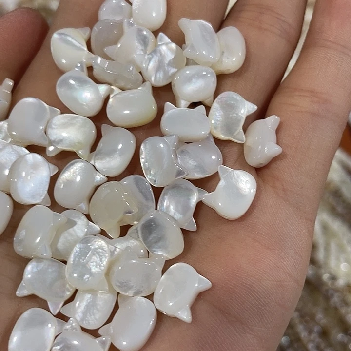 合金玛瑙/玉髓珠宝半成品3个大号横孔黑蝶贝猫头