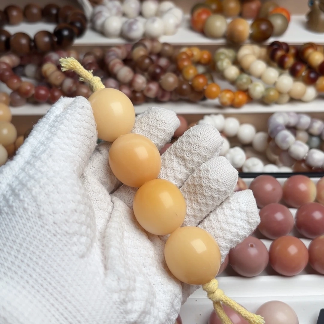 手串菩提根/象牙果卡25*28左右随形干磨