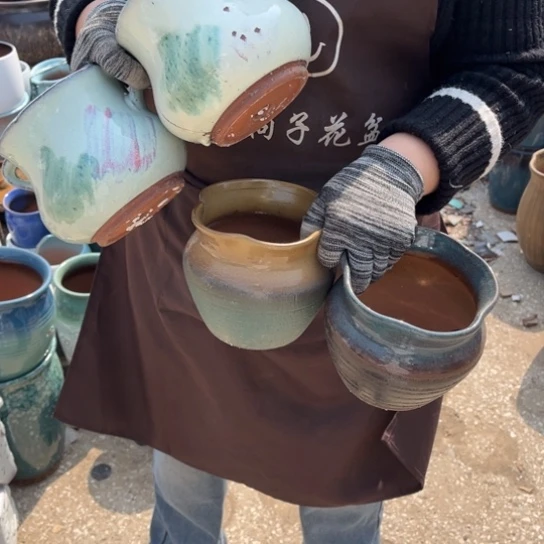 红陶口13高13瑕疵