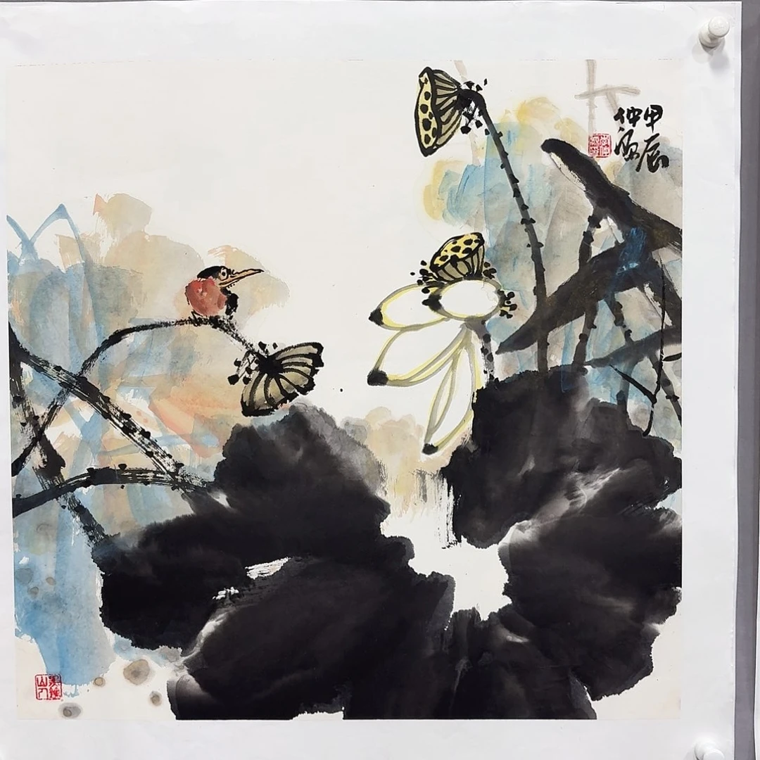 国画亲笔手绘放心去藏