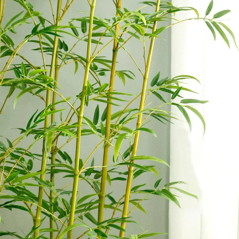 仿真竹子造景装饰假竹子仿真植物隔断挡墙酒店高级仿生竹子装饰品