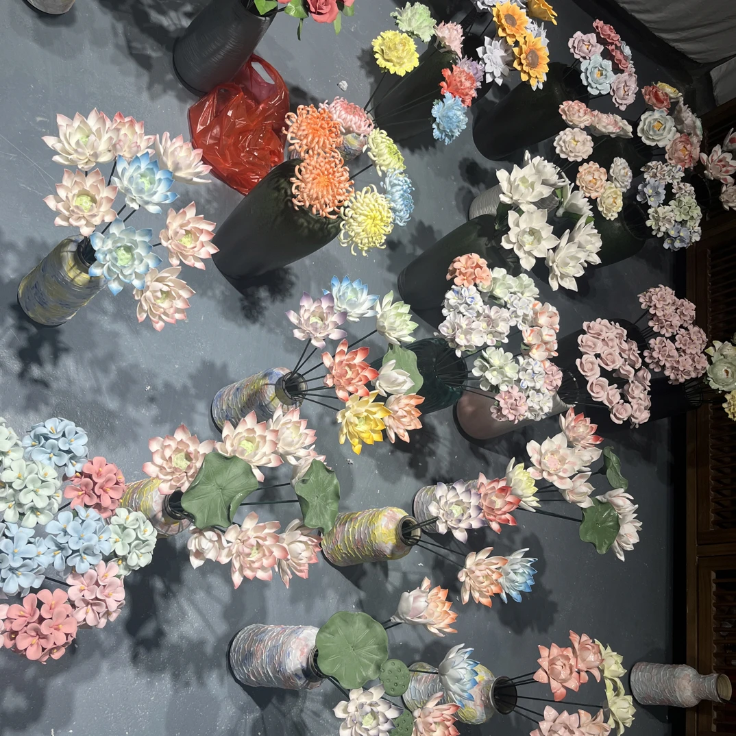 陶瓷永生花用不雕谢对号