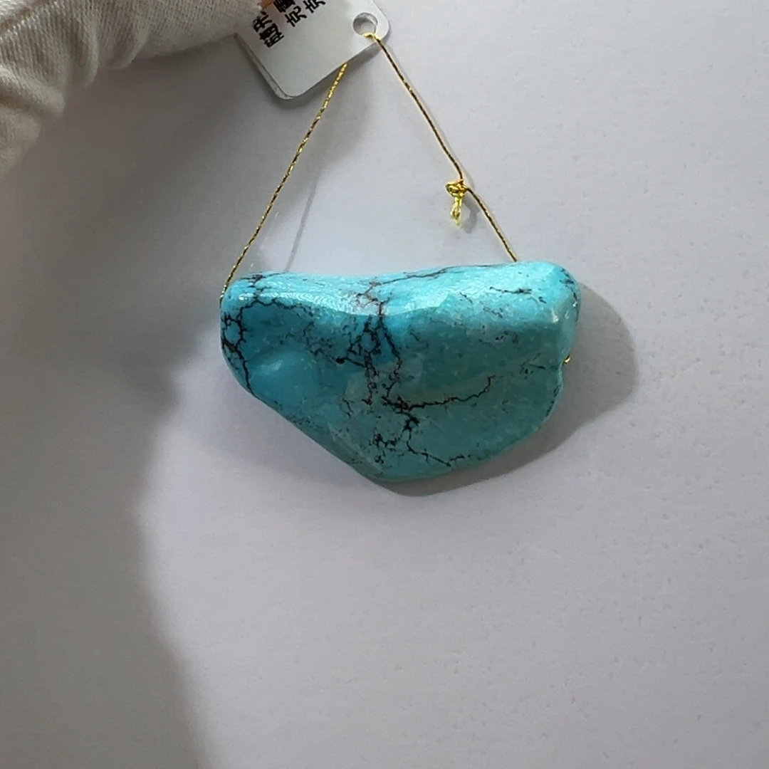 绿松石未镶嵌挂件