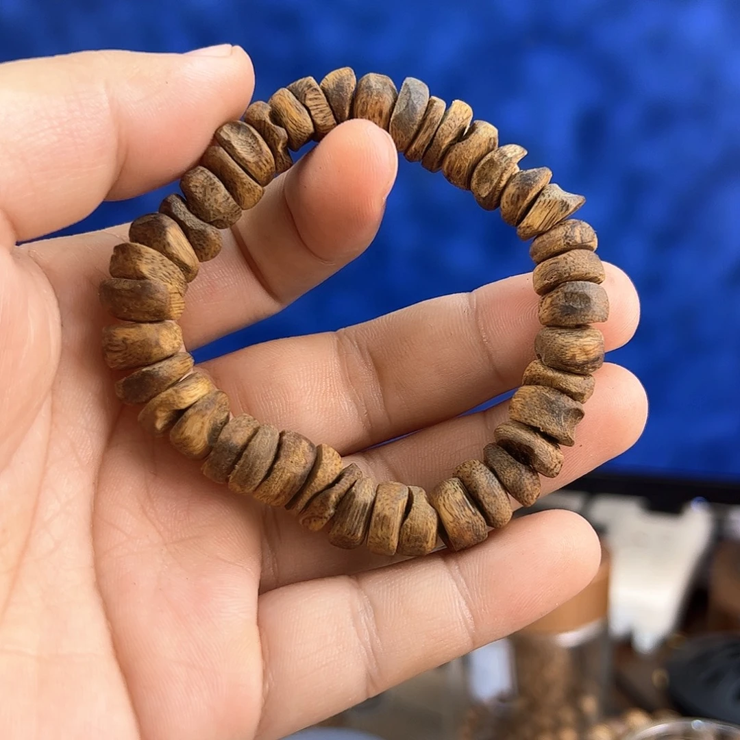 沉香手串一代苗张勺子单圈