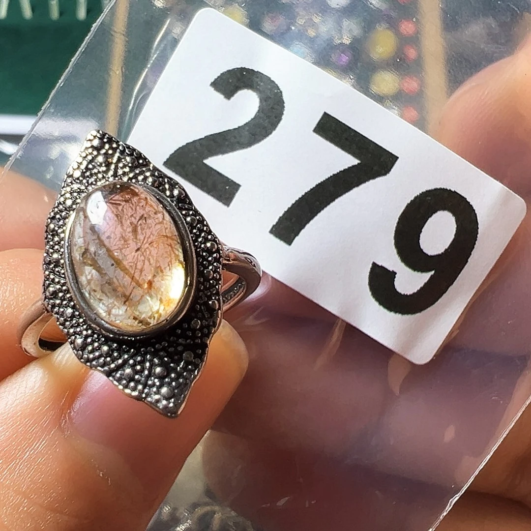 水晶戒指未镶嵌水晶戒指超七戒指