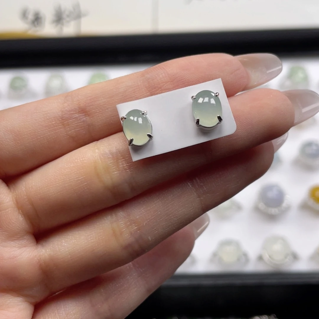 翡翠银S925镶嵌手链