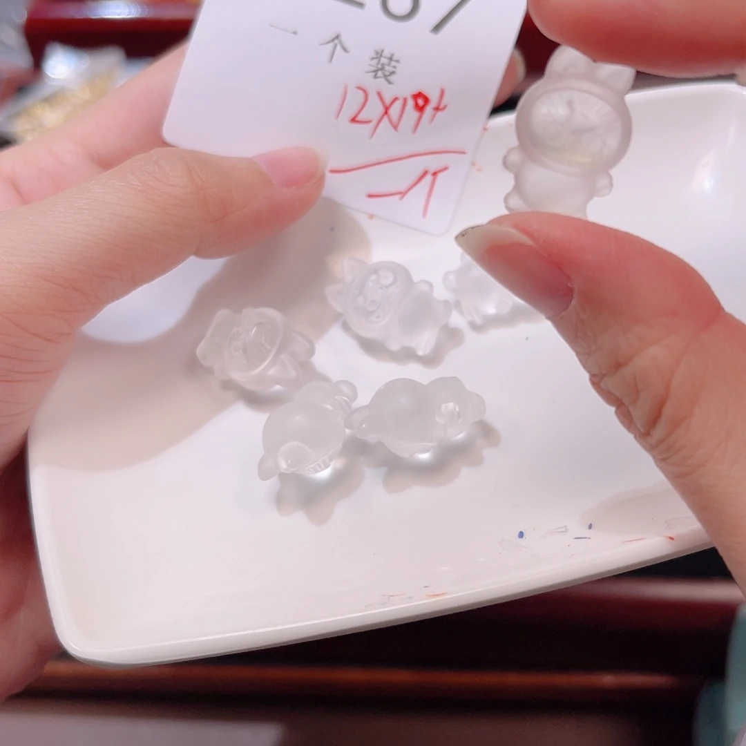 水晶珠宝半成品未镶嵌167 。