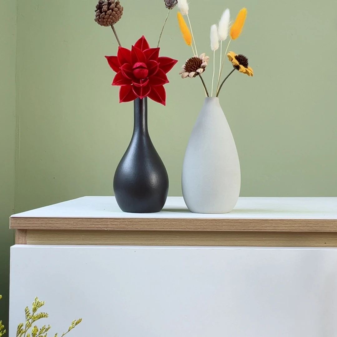 摆件花瓶带花高度20-30厘米左右