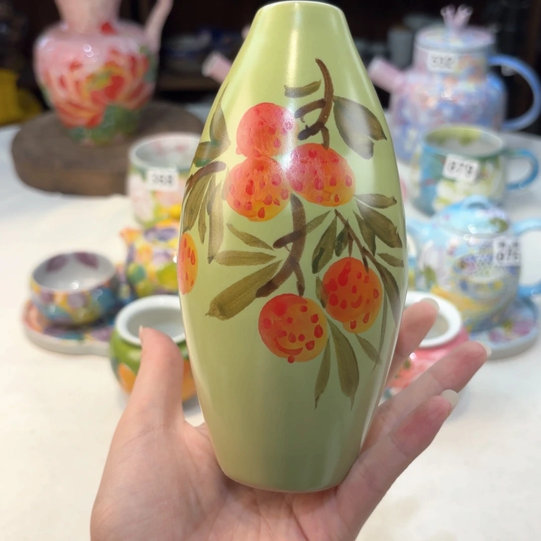 景德镇手绘高温釉下彩陶瓷茶具