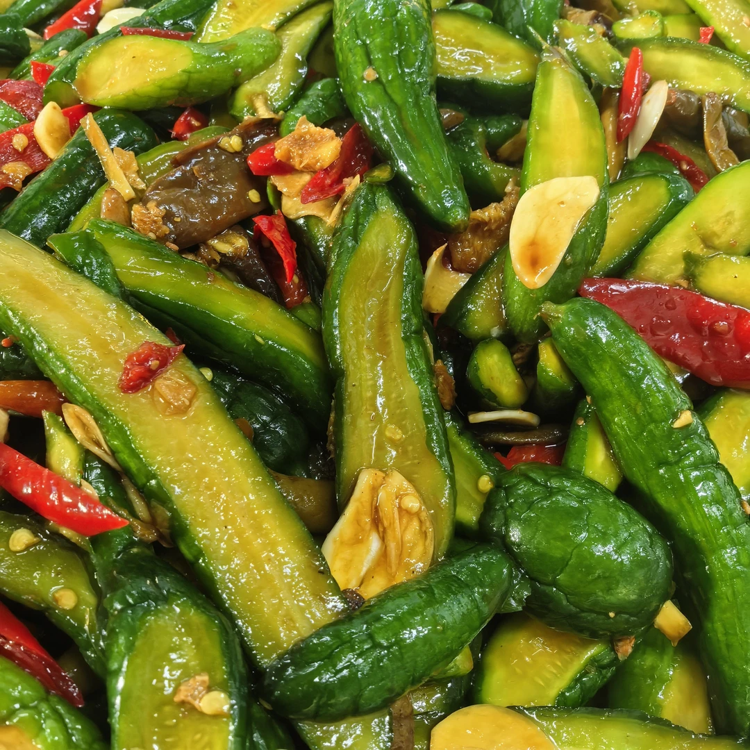 东北酱油小黄瓜咸菜腌黄瓜酱黄瓜东北咸菜酱菜泡菜下饭菜手工自制