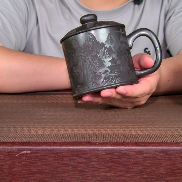 茶杯紫砂高货放漏