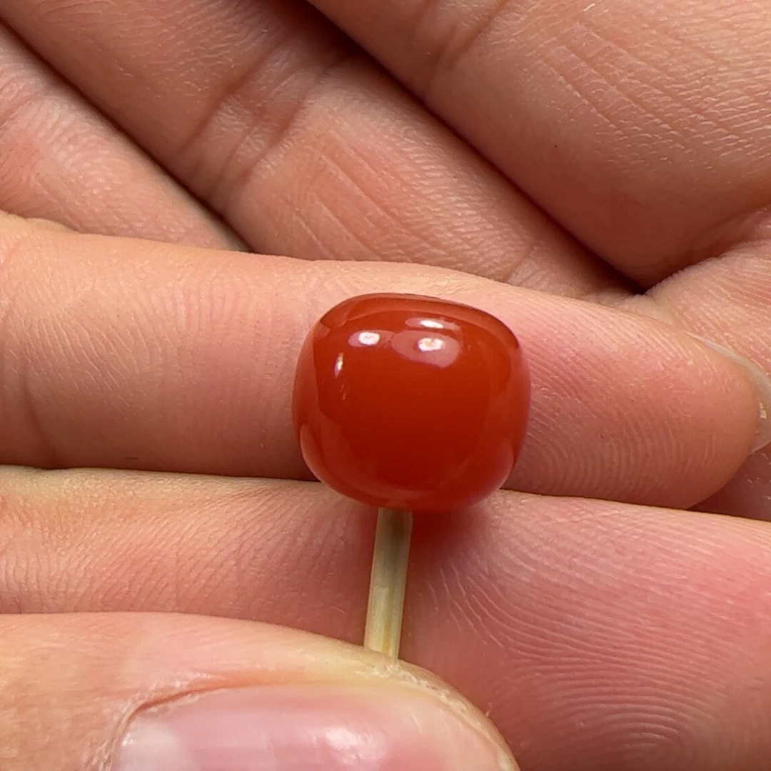 南红玛瑙珠子未镶嵌格***泽
