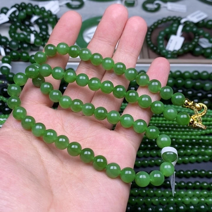 项链未镶嵌和田玉（碧玉）卡8