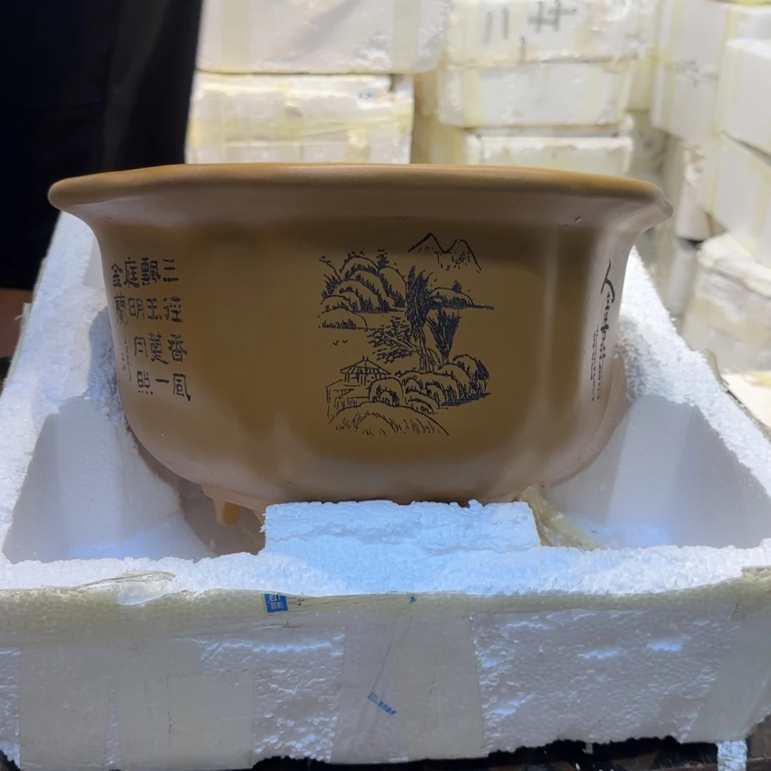 紫砂花盆口径27.15口径