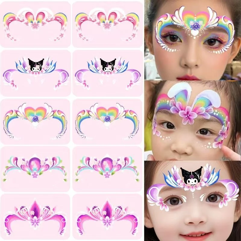 可爱公主额头贴爱莎公主彩绘额头贴公园装备儿童幼儿园艾莎公主