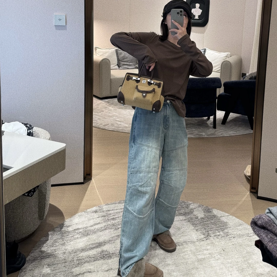 BETTER JOELAY -【随性解构】高级牛仔裤水洗时尚宽松休闲风JG9658