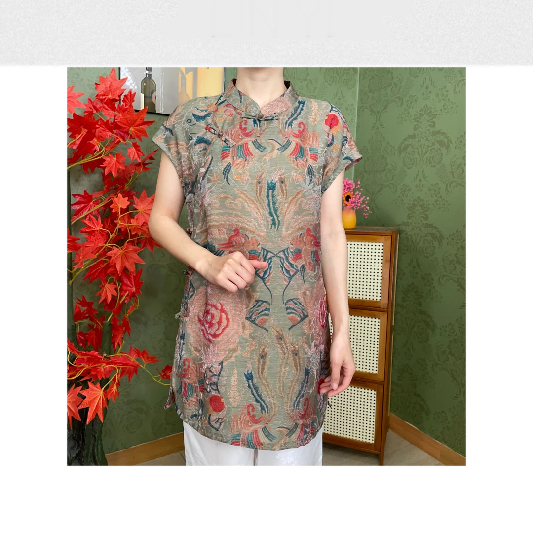 858 新中式国风中式小衫时尚显瘦休闲上衣