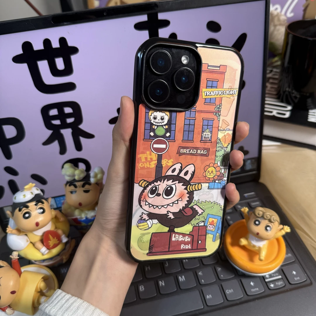 labubu裸眼3D手机壳变色炫酷手机壳iPhone13~16pm
