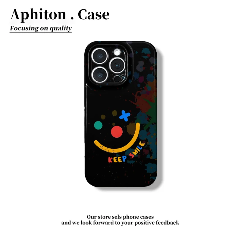 奥菲顿彩墨小丑表情适用苹果17/16菲林硬手机壳华为vivoppo小米15