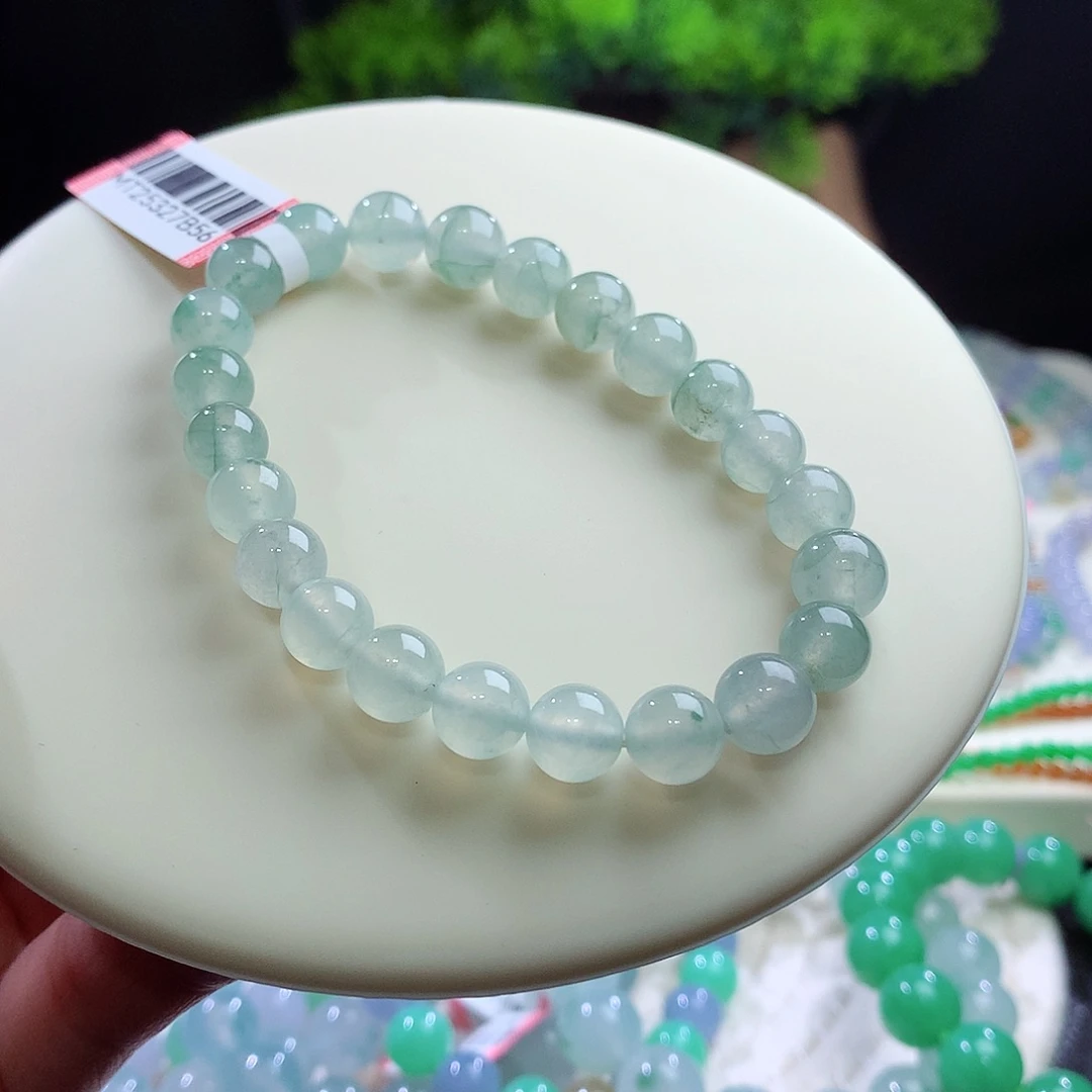 未镶嵌手串翡翠卡8mm左右