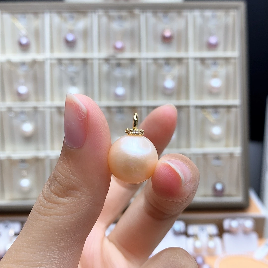 颈饰合金淡水珍珠