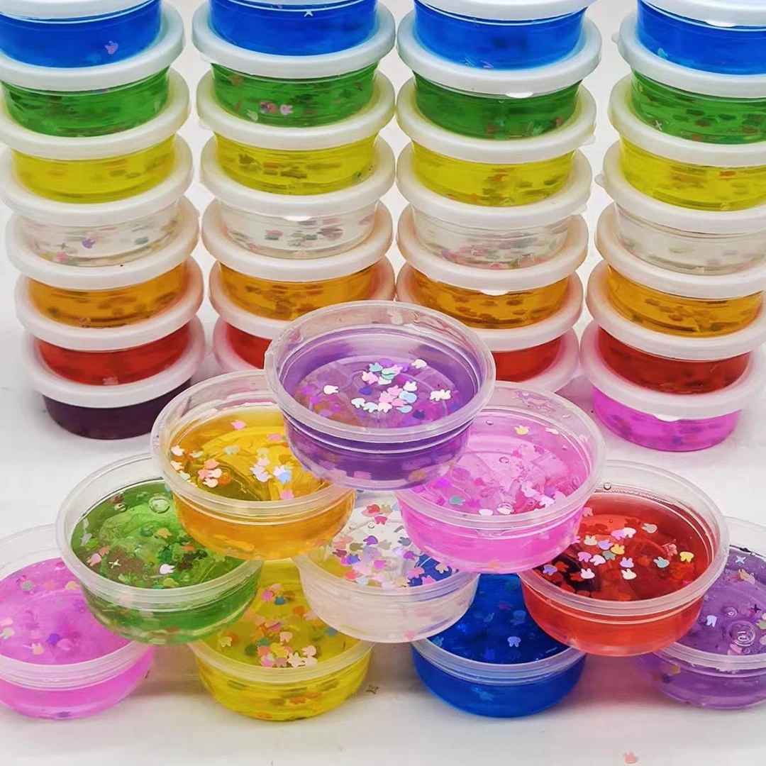 20个史莱姆 起泡胶 颜色随机 大小随机到手20个 起泡胶