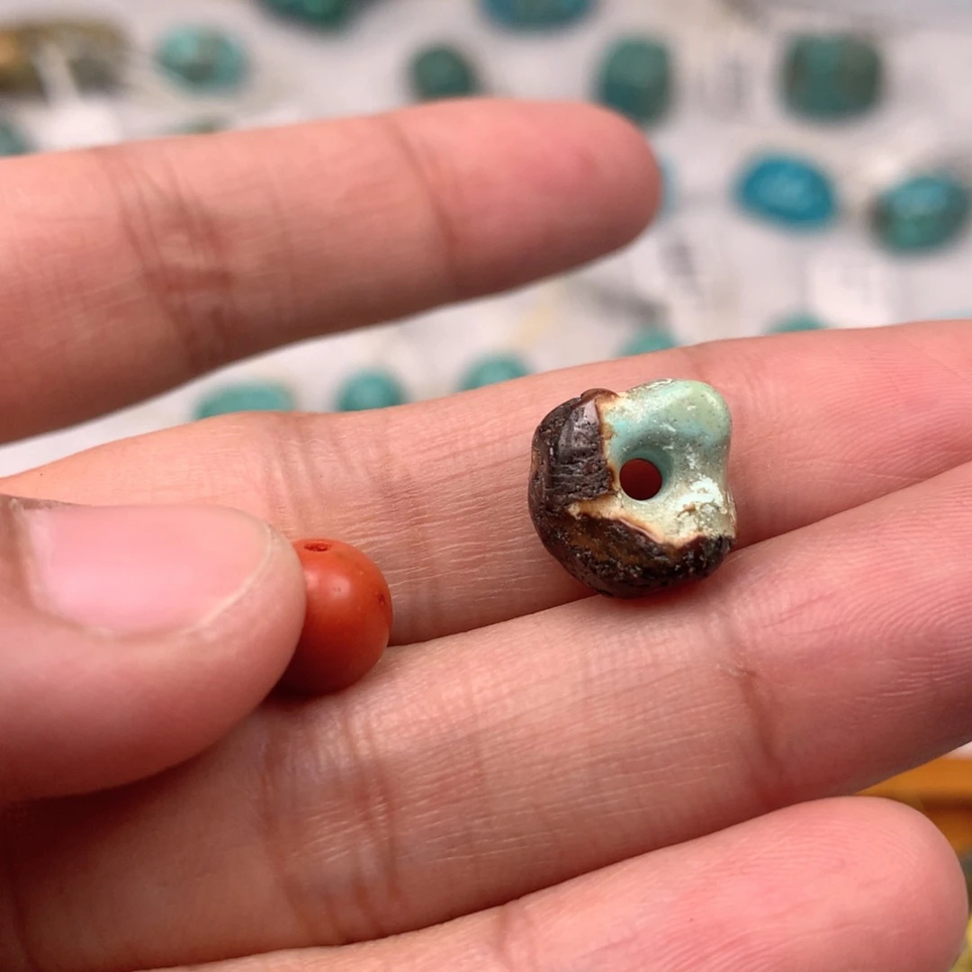 玛瑙/玉髓未镶嵌扣子一颗