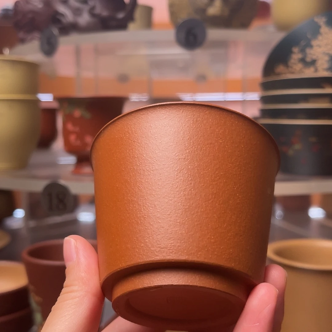 知***乐茶杯紫砂140毫升 降坡泥