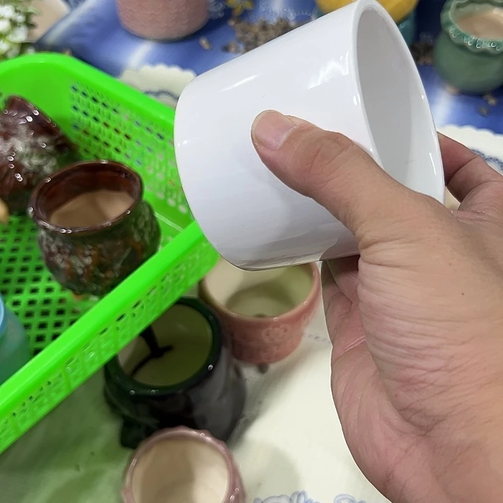 微瑕陶瓷花盆满9.9发