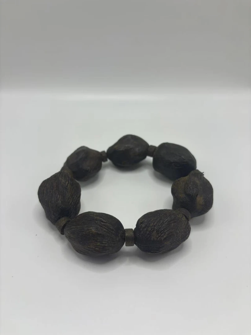 非金属木质手链 大串百搭木质手链