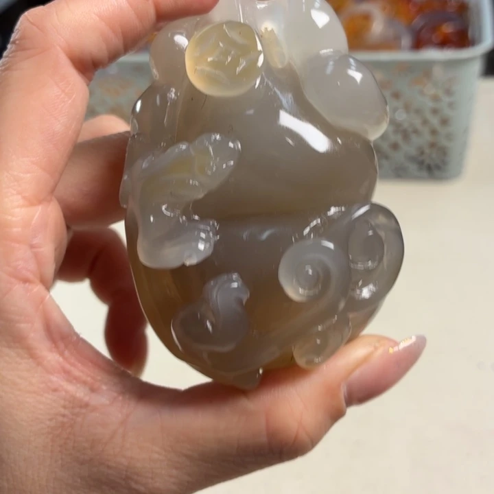 玛瑙/玉髓未镶嵌吊坠(不含链)