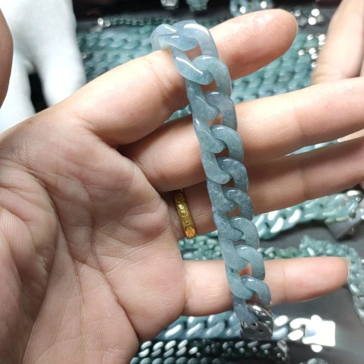 未镶嵌手串定制翡翠