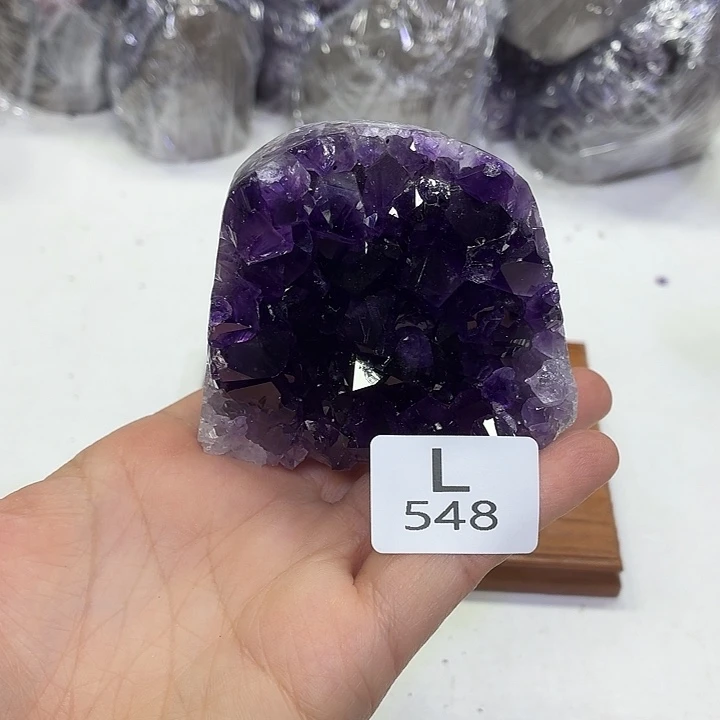 未镶嵌摆件水晶天然紫水晶