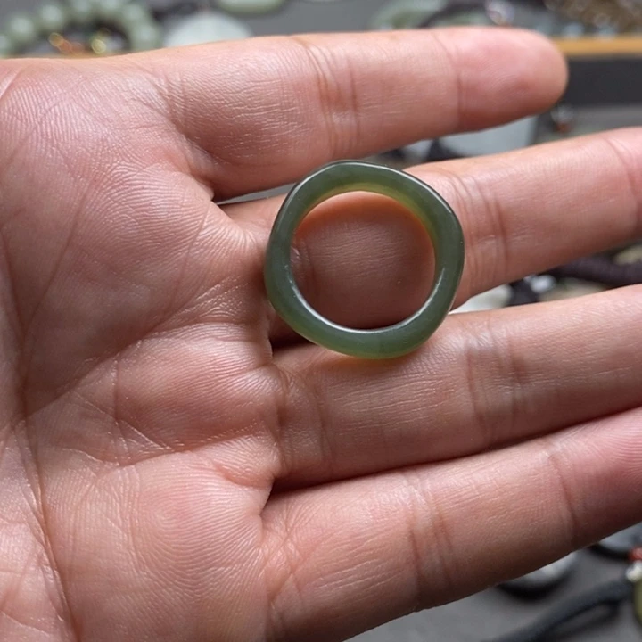 和田玉未镶嵌挂件19.3