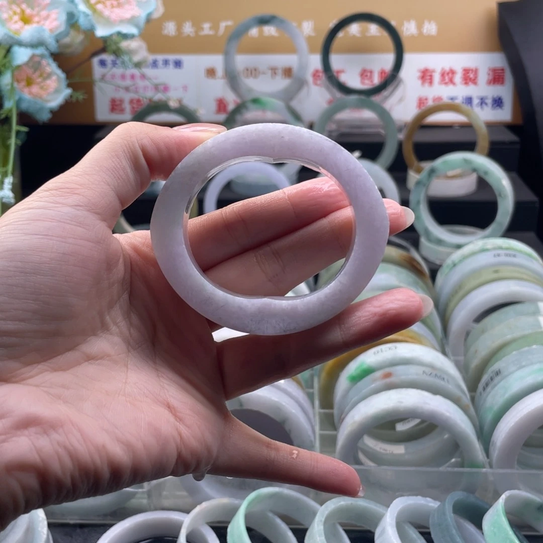 【闪购商品】未镶嵌手镯定制翡翠^****恼