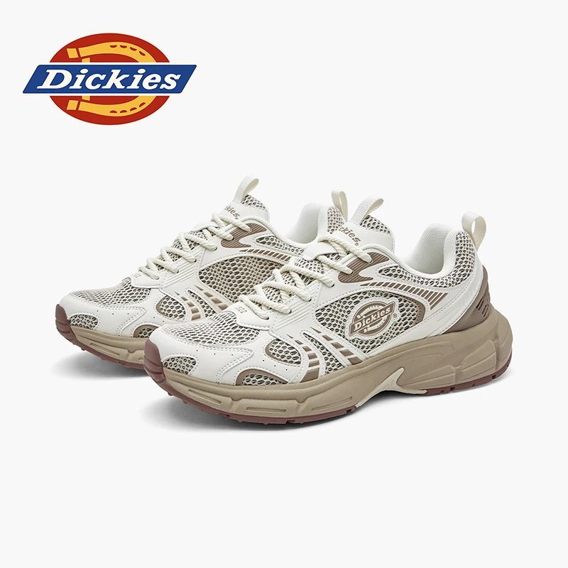 Dickies跑鞋新款透气减震百搭男鞋轻便厚底舒适防滑时尚休闲鞋子