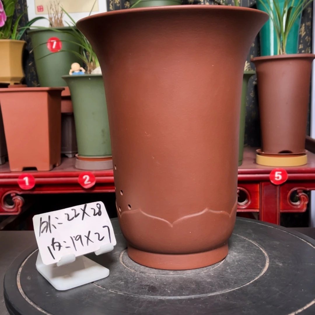 紫砂花盆紫砂花盆