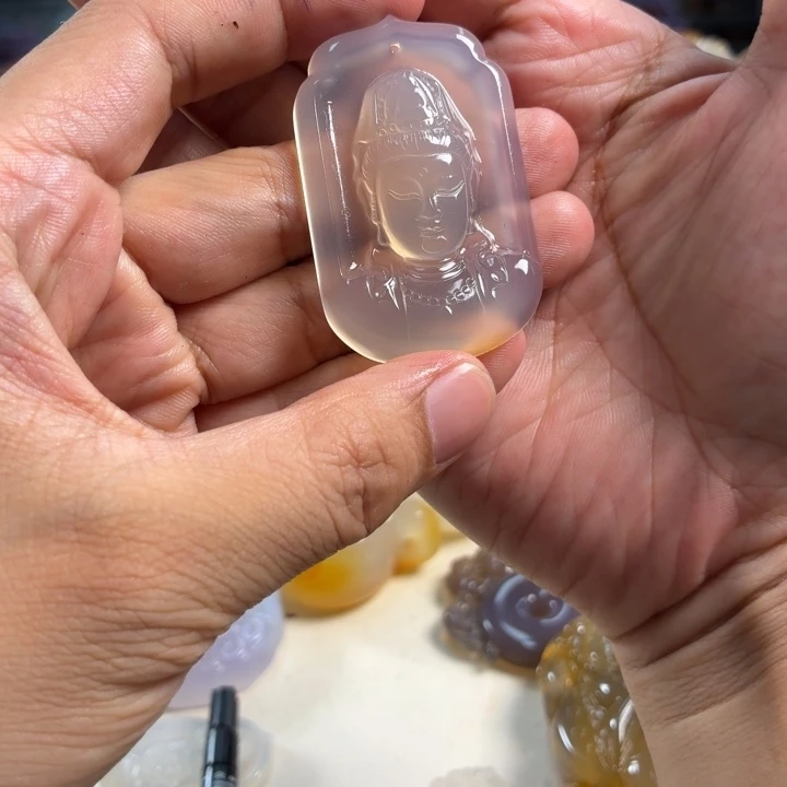 玛瑙/玉髓未镶嵌吊坠(不含链)