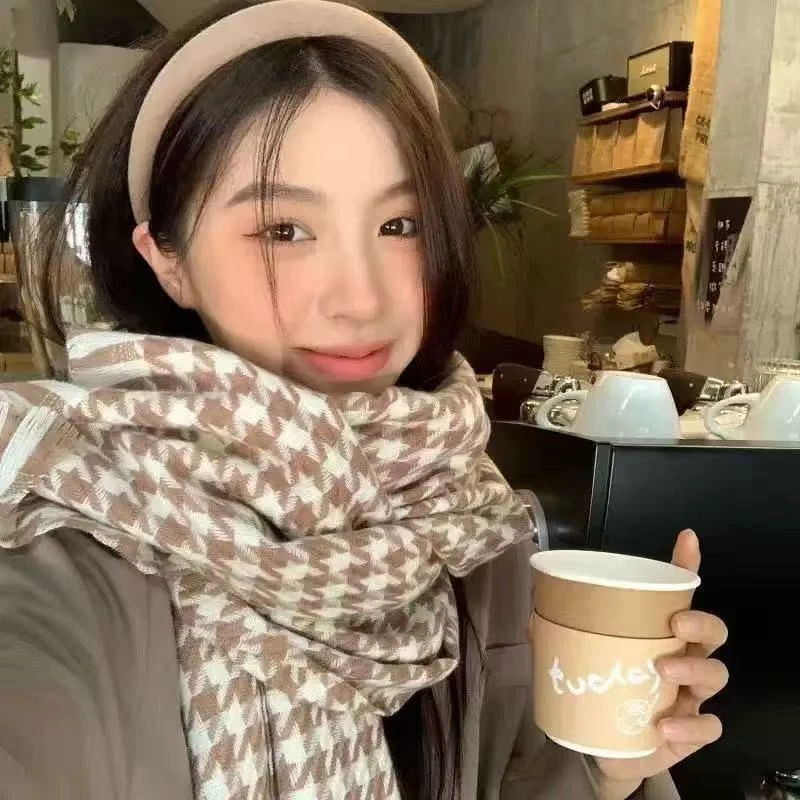 围巾女秋冬加厚保暖披肩两用围脖