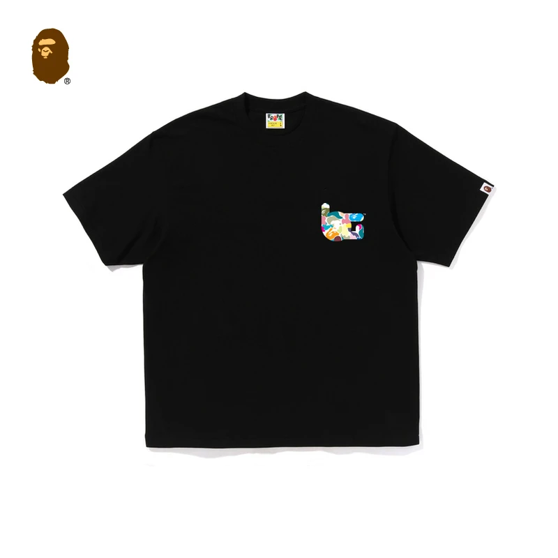 BAPE GALLERY男装25春夏迷彩印花限定款短袖T恤323101O