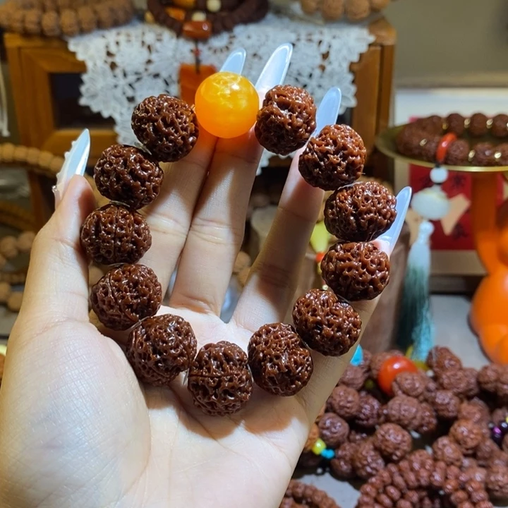 金刚菩提手串205玉华肉花蜜一物