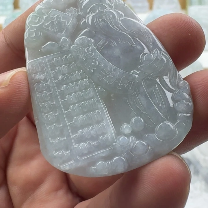 翡翠未镶嵌颈饰天然缅甸A货翡翠